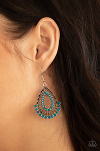Castle Collection Blue Earring