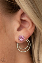 Load image into Gallery viewer, Word Gets Around Pink Earring