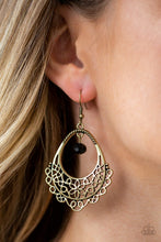 Load image into Gallery viewer, Garden Society Brass Earring