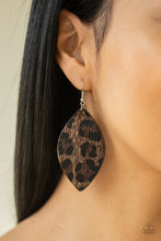 Load image into Gallery viewer, GRR-irl Power! Brown Earring
