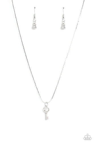 LOVE-Locked White Necklace
