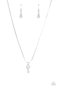 LOVE-Locked White Necklace