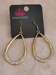 Take A Dip Gold Earring