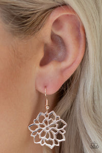 Darling Dahlia Gold Earring