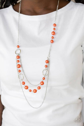 Party Dress Princess Orange Necklace