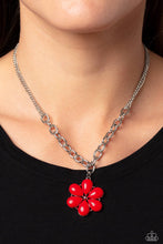 Load image into Gallery viewer, Dazzling Dahlia Red Necklace
