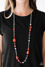 Load image into Gallery viewer, Lost Safari Orange Necklace