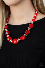 Load image into Gallery viewer, Dine And Dash Red Necklace