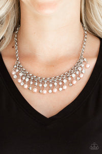 You May Kiss The Bride Pink Necklace
