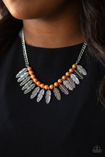 Load image into Gallery viewer, Desert Plumes Orange Necklace