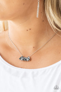 Deco Decadance Silver Necklace