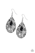 Load image into Gallery viewer, Modern Monte Carlo Black Earring