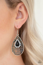 Load image into Gallery viewer, Modern Monte Carlo Black Earring