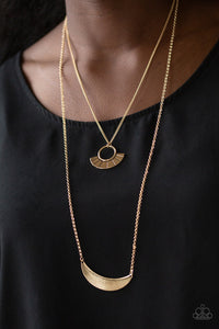 Tribal Trek Gold Necklace