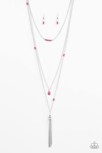 SANDSTONE Castles Pink Necklace