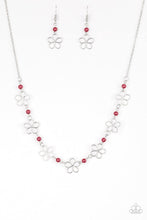 Load image into Gallery viewer, Always Abloom Red Necklace