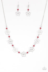 Always Abloom Red Necklace