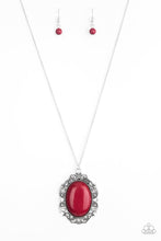 Load image into Gallery viewer, Vintage Vanity Red Necklace