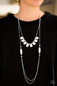 Call Me Mother Nature White Necklace
