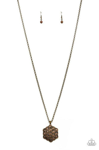 East Coast Elixir Brass Necklace