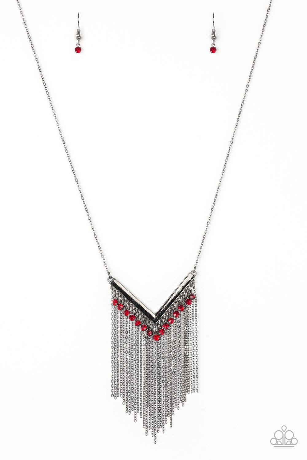 Fashion Peak Red Necklace