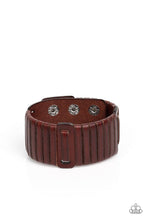 Load image into Gallery viewer, Leather Lumberyard Brown Bracelet