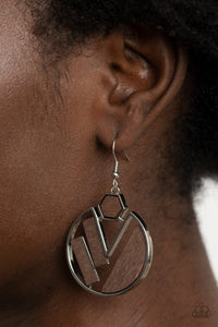 Petrified Posh Brown Earring