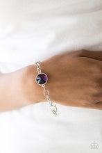 Load image into Gallery viewer, All Aglitter Purple Bracelet