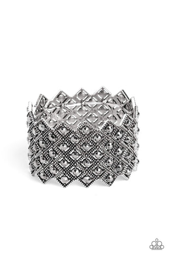 DECO In The Rough Silver Bracelet