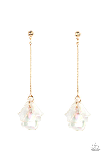Keep Them In Suspense Gold Earrings