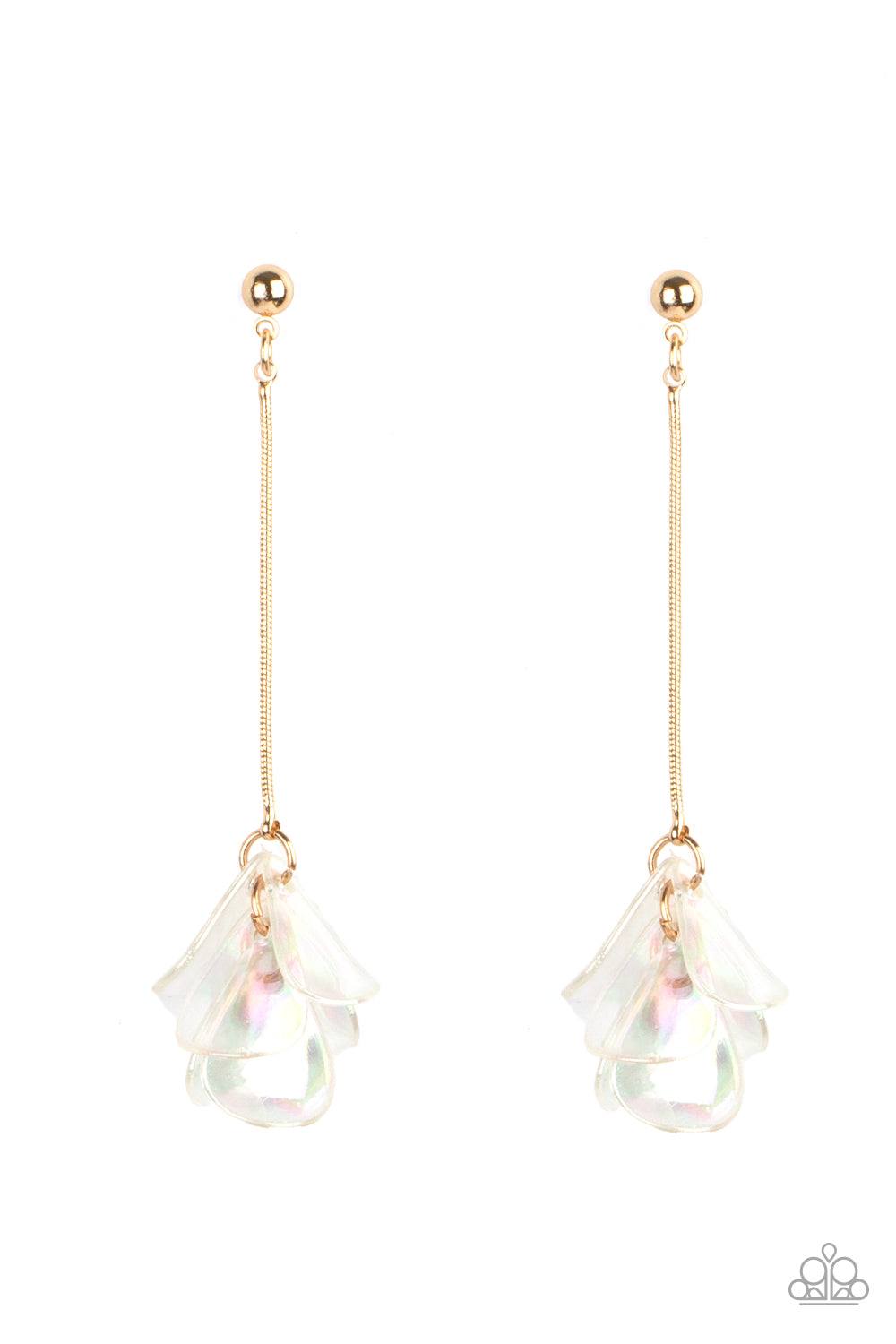 Keep Them In Suspense Gold Earrings