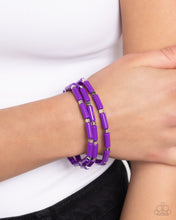 Load image into Gallery viewer, Radiantly Retro Purple Bracelet