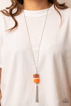 Load image into Gallery viewer, Reel It In Orange Necklace