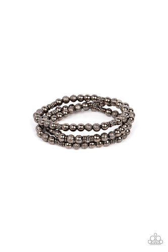 Boundless Boundaries Black Bracelet