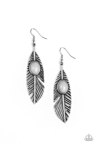 Quill Thrill Silver Earring