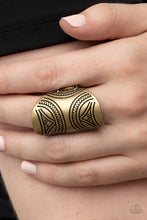 Load image into Gallery viewer, Pharaoh Party Brass Ring