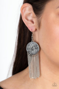 Fringe Control Silver Earring