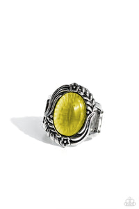 Plaited Pattern Yellow Ring