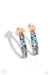Outstanding Ombre Copper Earring