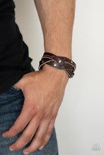 Load image into Gallery viewer, Rugged Roundup Brown Bracelet