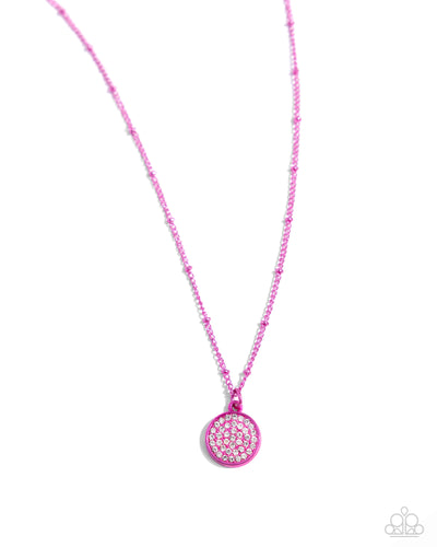 Bejeweled Basic Pink Necklace