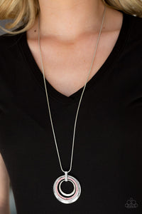 Gather Around Gorgeous Pink Necklace