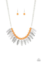 Load image into Gallery viewer, Desert Plumes Orange Necklace