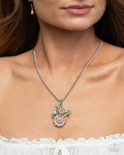 Load image into Gallery viewer, Botanical Bunch Orange Necklace