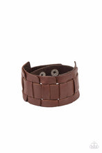 Load image into Gallery viewer, Plainly Plaited Brown Bracelet