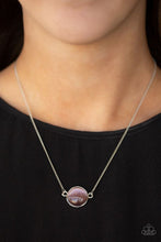 Load image into Gallery viewer, Rose-Colored Glasses Purple Necklace