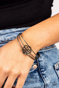 Rosy Repose Brass Bracelet