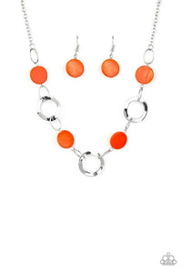 Bermuda Bliss Orange Necklace