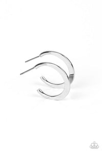 Runway Ready Silver Earrings