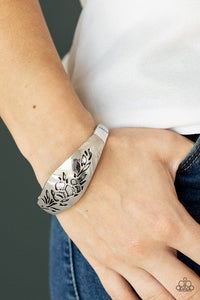 Fond Of Florals Silver Bracelet